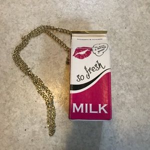 Betsey Johnson Kitsch Collection Milk Carton Bag